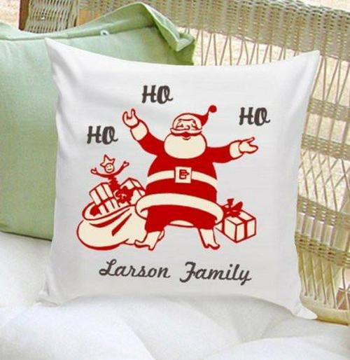Holiday Santa Throw Pillows