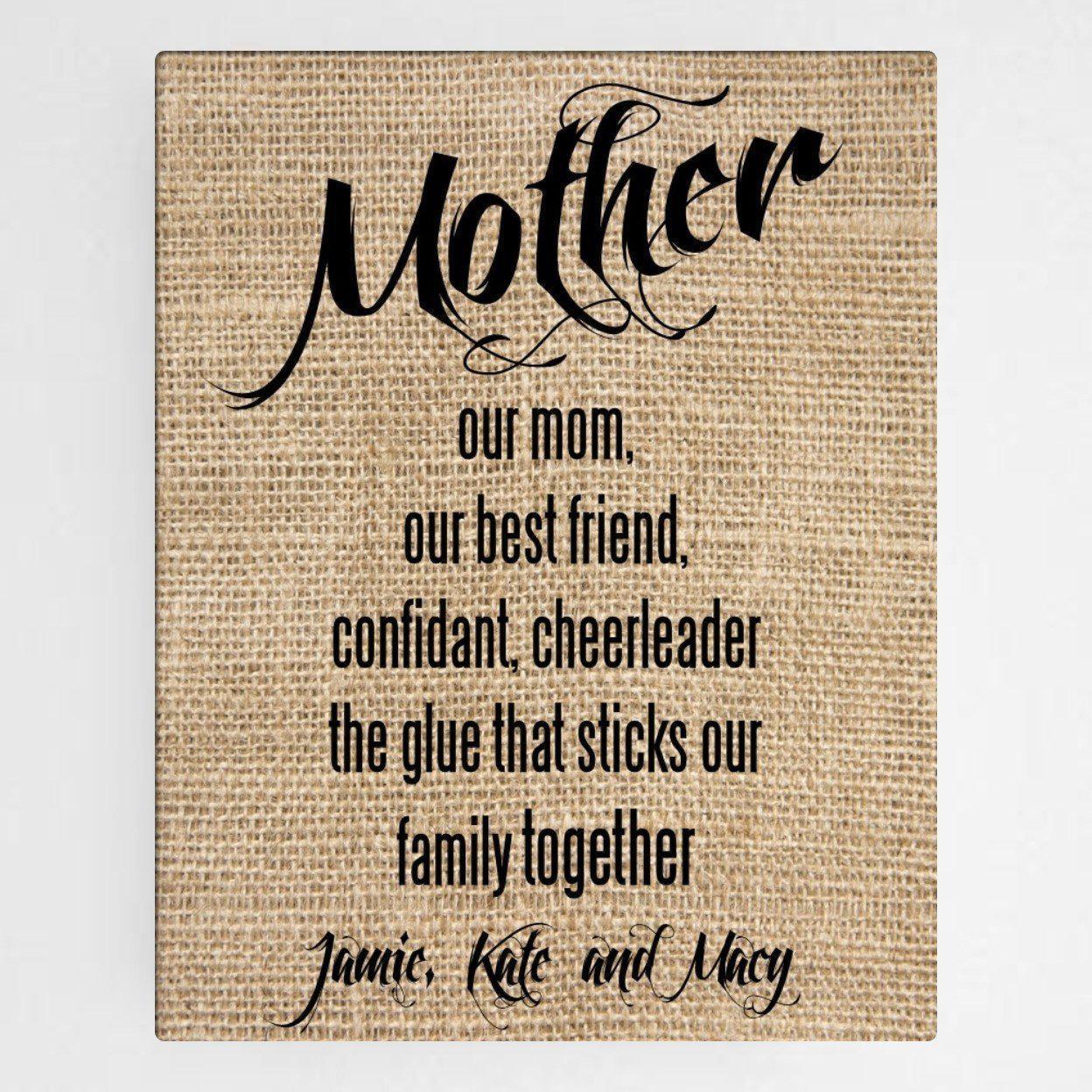 Mother Canvas Sign