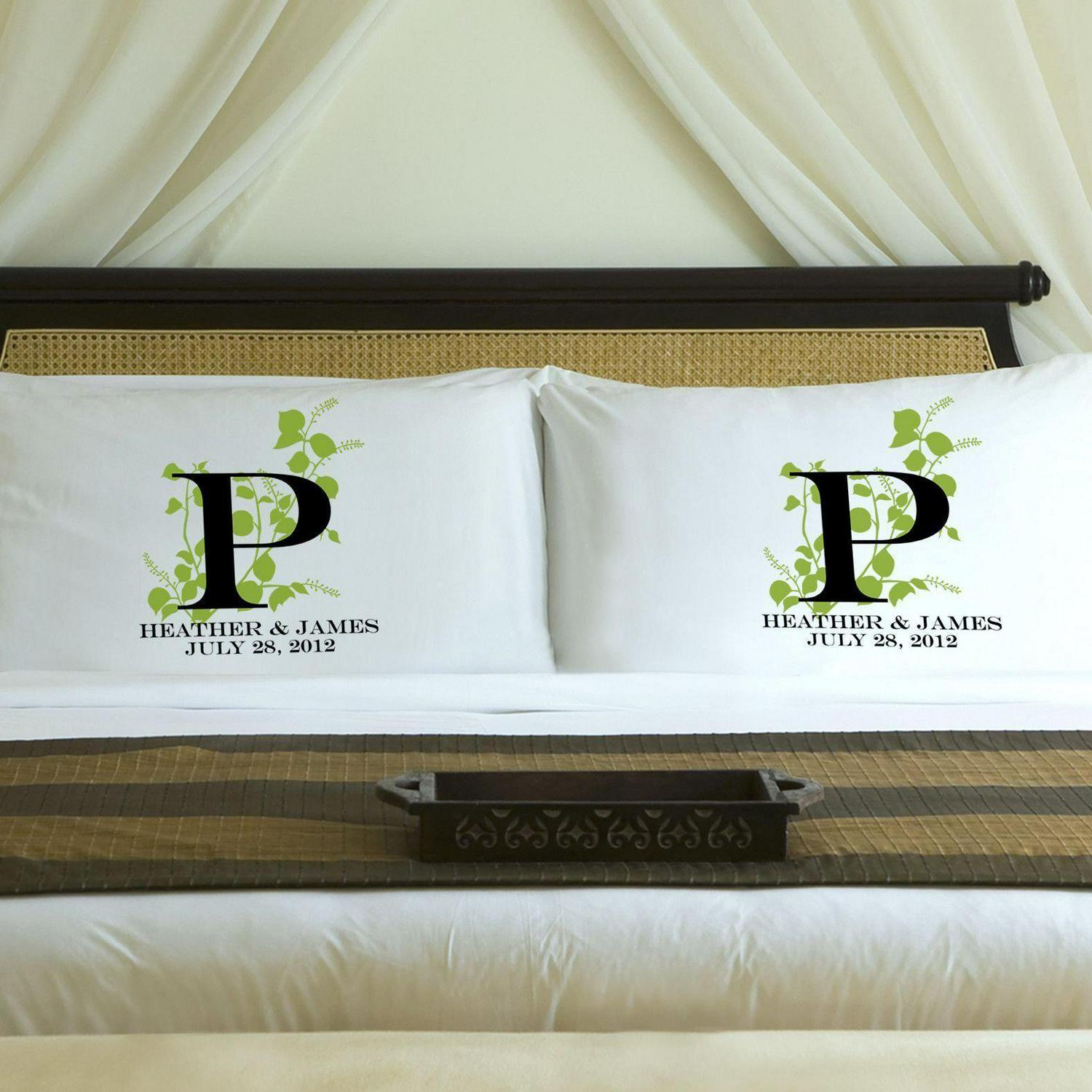 Nature's Bliss Couples Pillow Cases