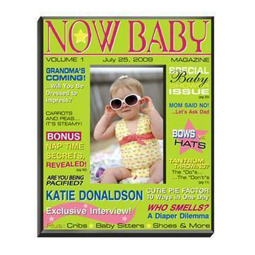 Personalized Baby Girl Magazine Frame