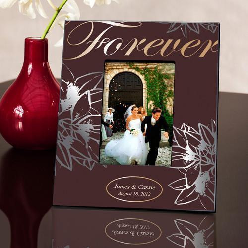 Personalized Couple's Frame - Forever Silver/Gold