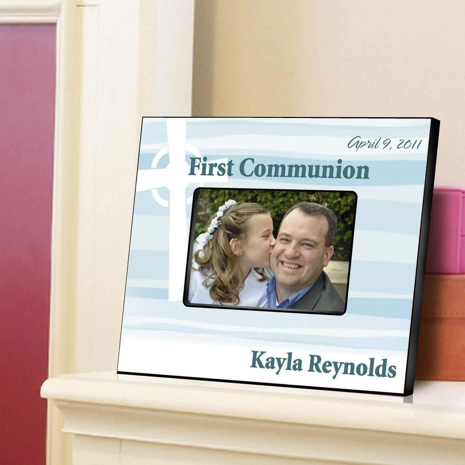 Personalized First Communion Picture Frame-Celtic Blessings