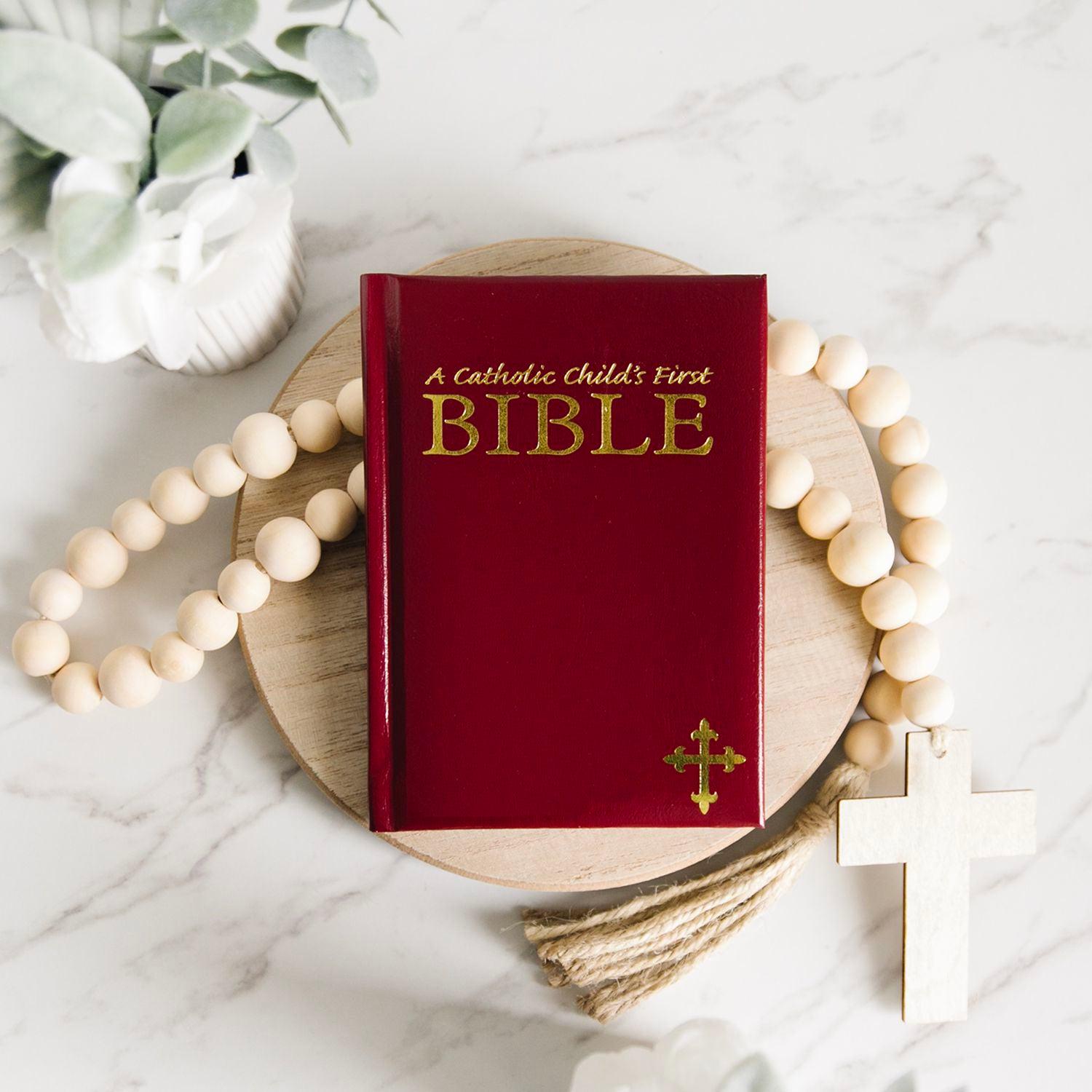 Personalized Illustrated Children's First Bible - Catholic