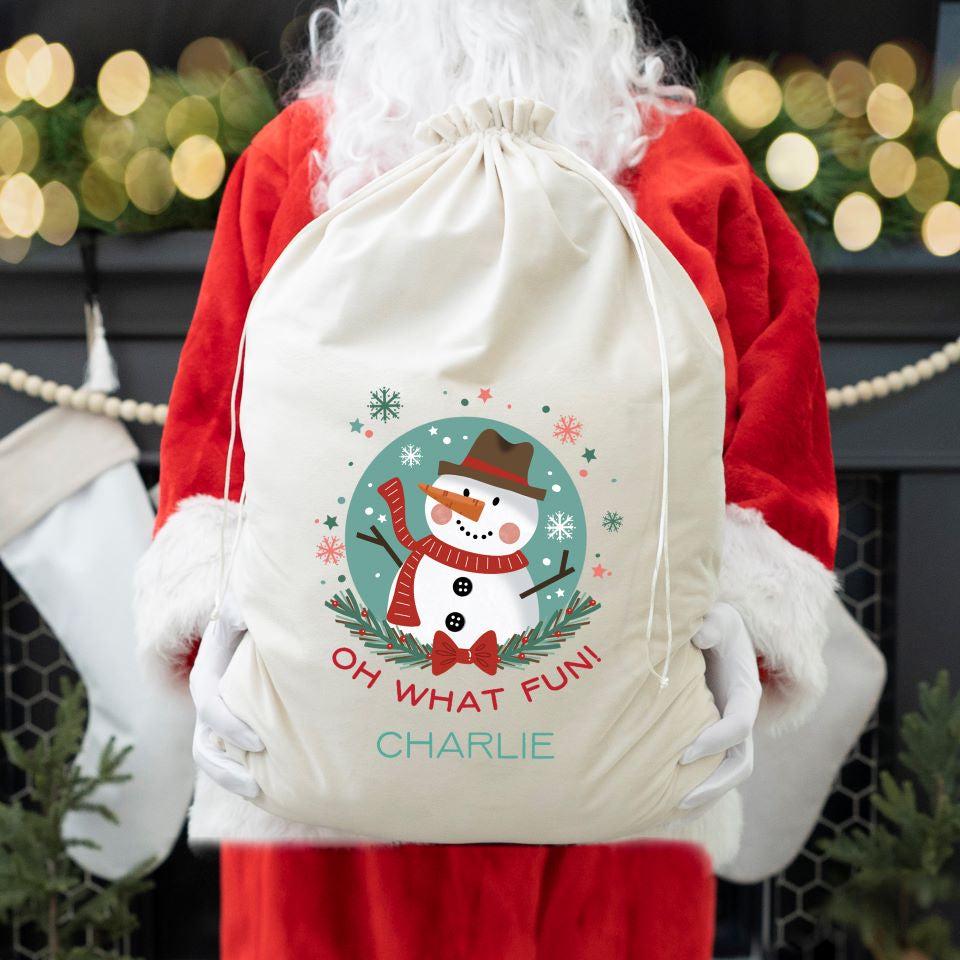 Personalized Kids' Santa Bags