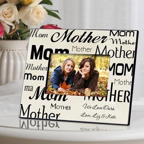 Personalized Mom-Mother Frame - Parchment