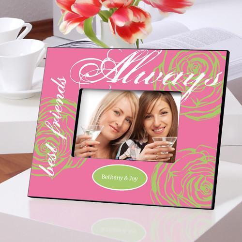 Personalized Picture Frame - Forever Friends Pretty in Pink