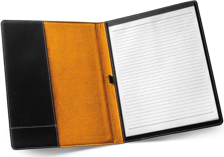 Personalized Portfolio - Vegan Leather - with Notepad - Executive Gift