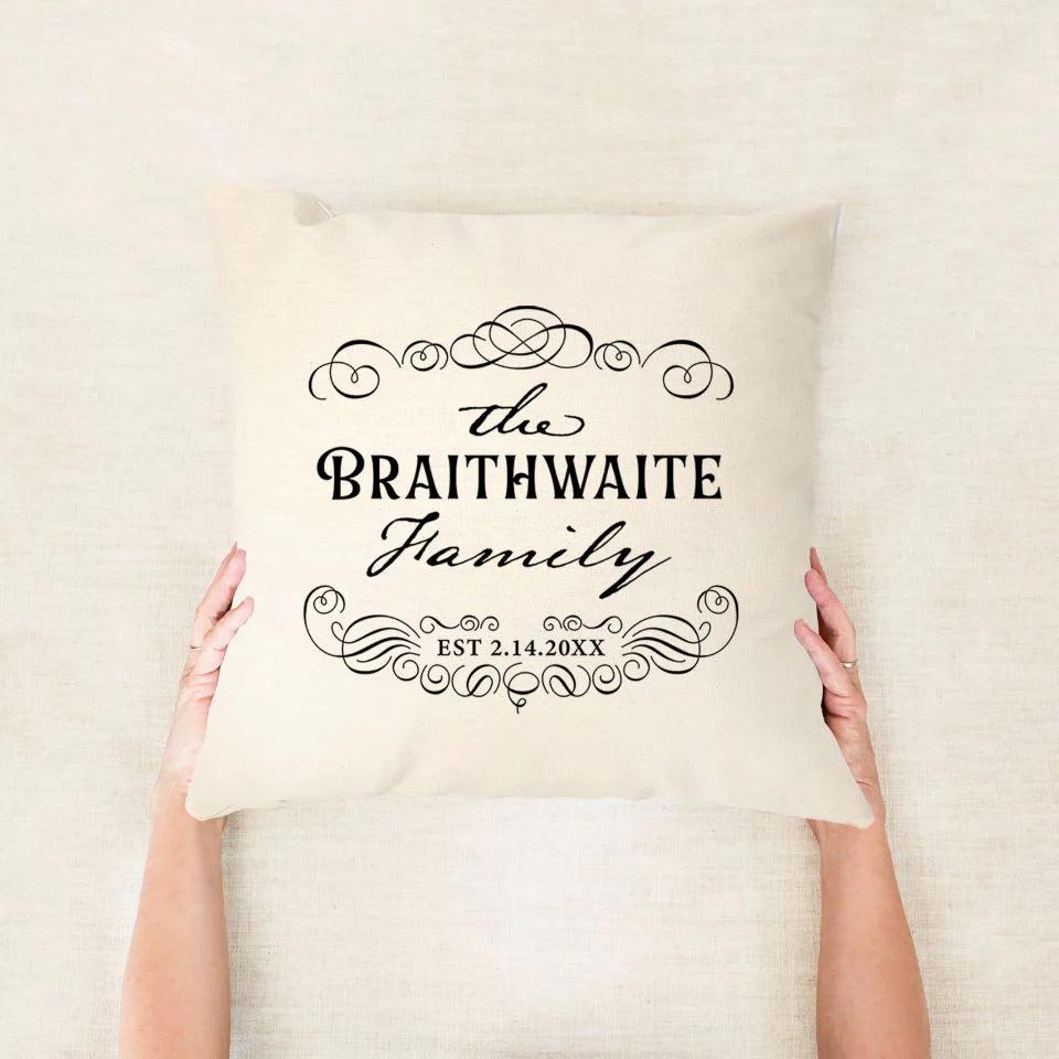 Personalized Valentine Throw Pillow Covers
