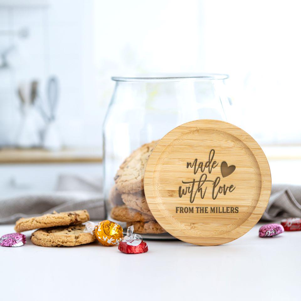 Personalized Valentine's Cookie Jars