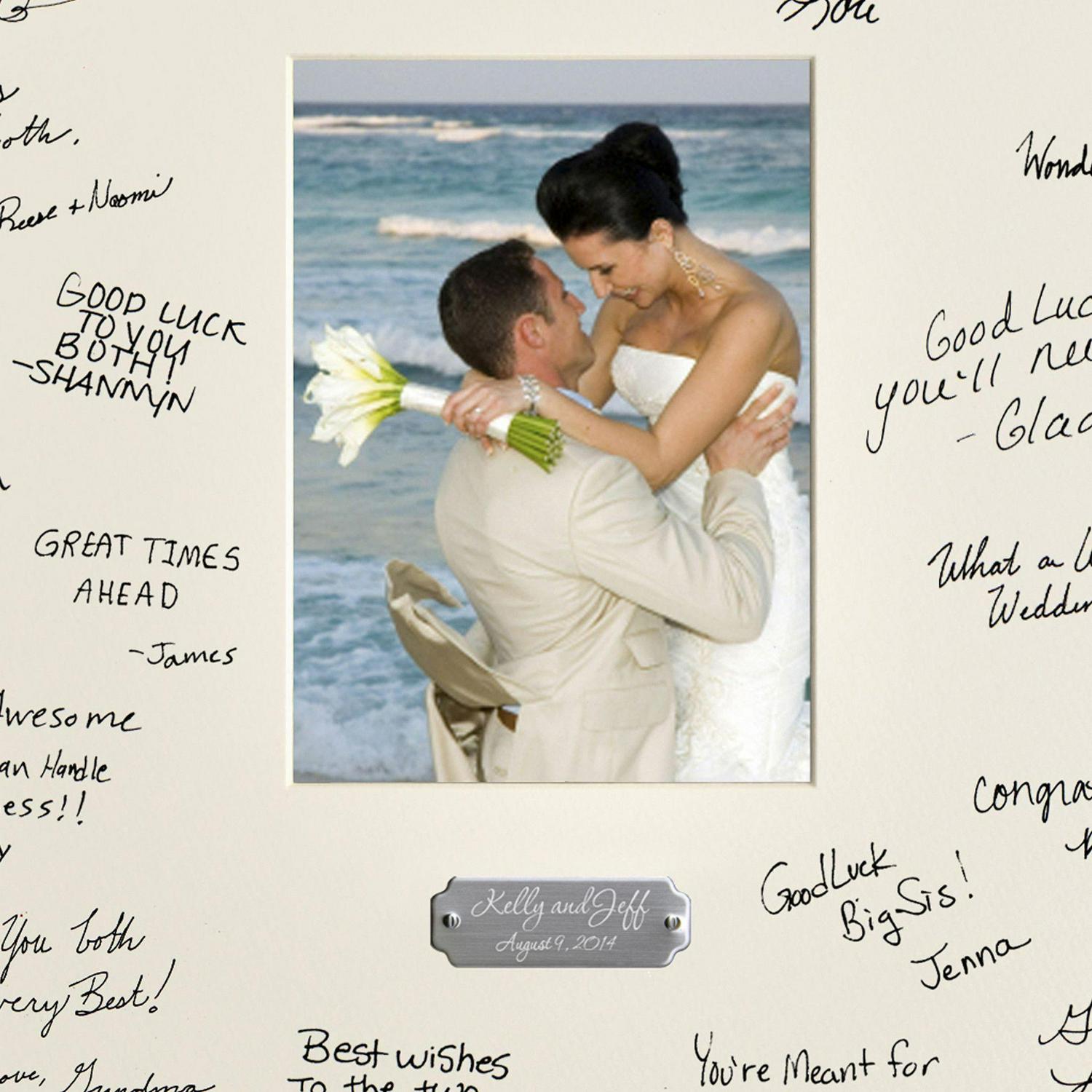 Personalized Wedding Signature Frame