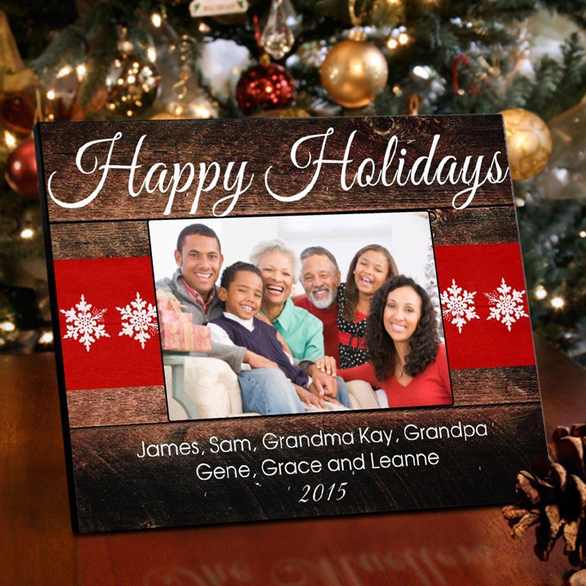 Rustic Holiday Picture Frame - All