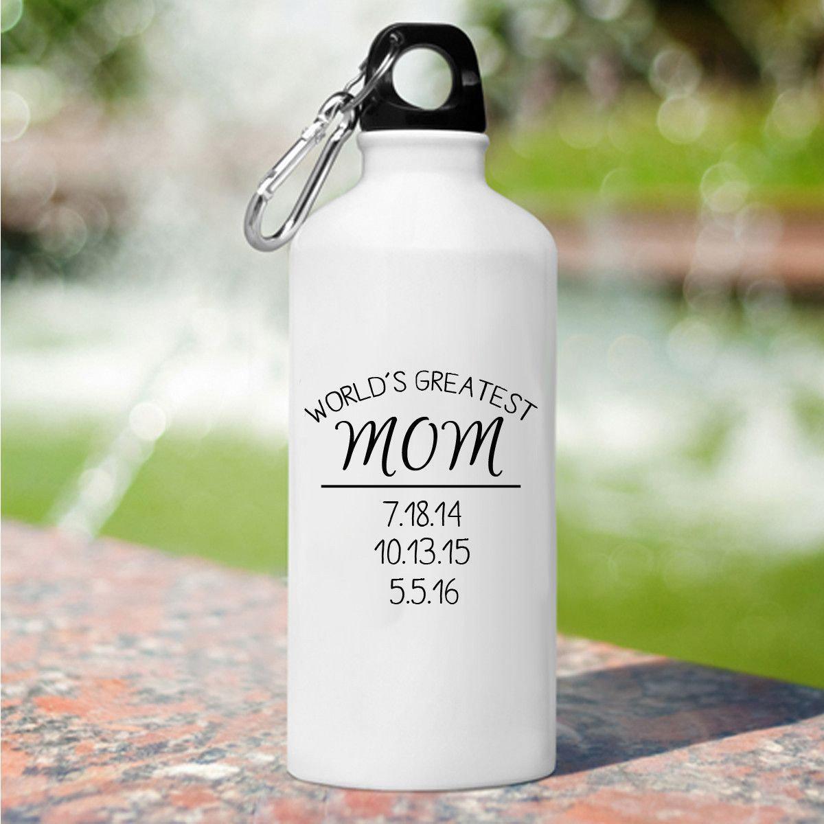 World's Greatest Mom Water Bottle