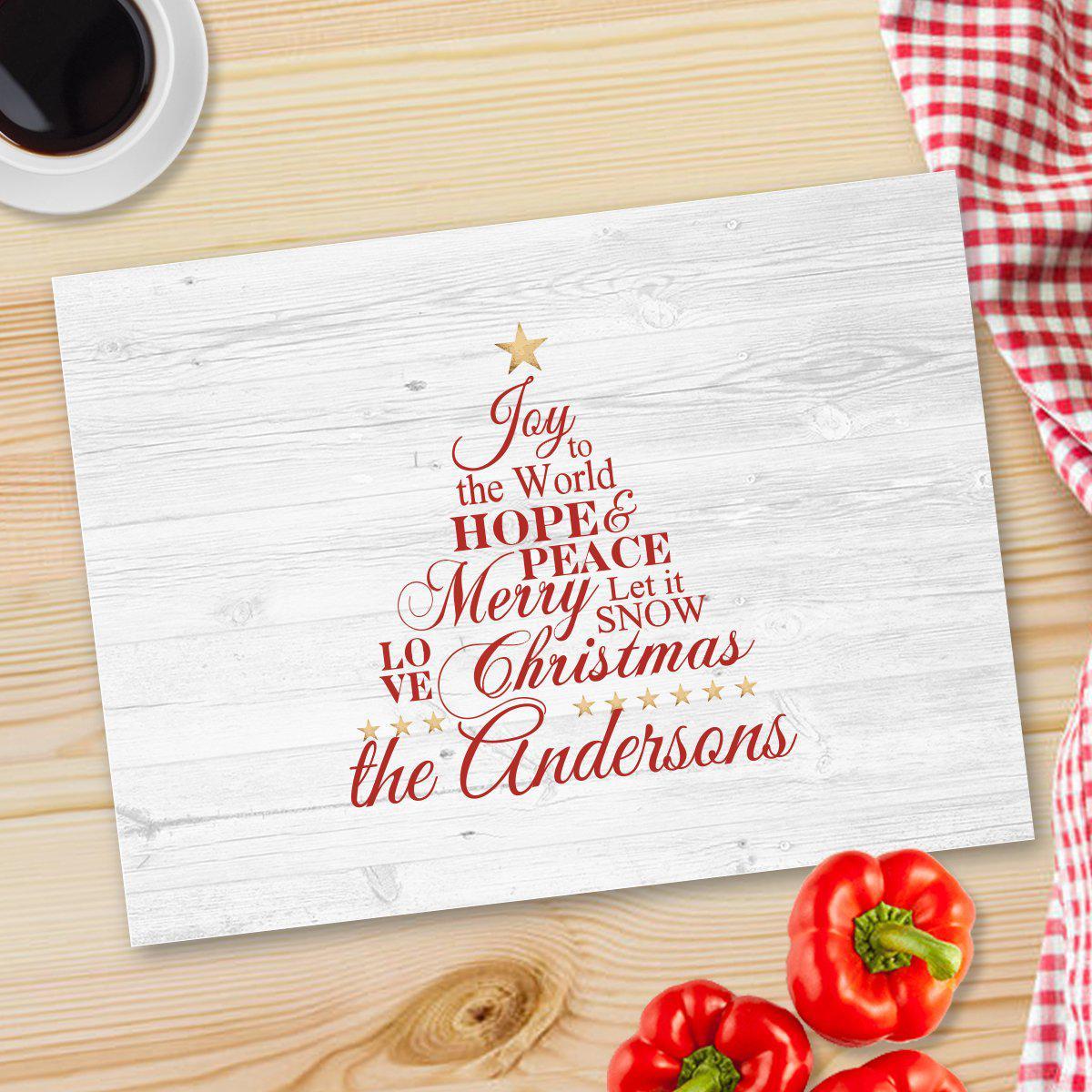 Christmas Glass Cutting Board - 12 designs