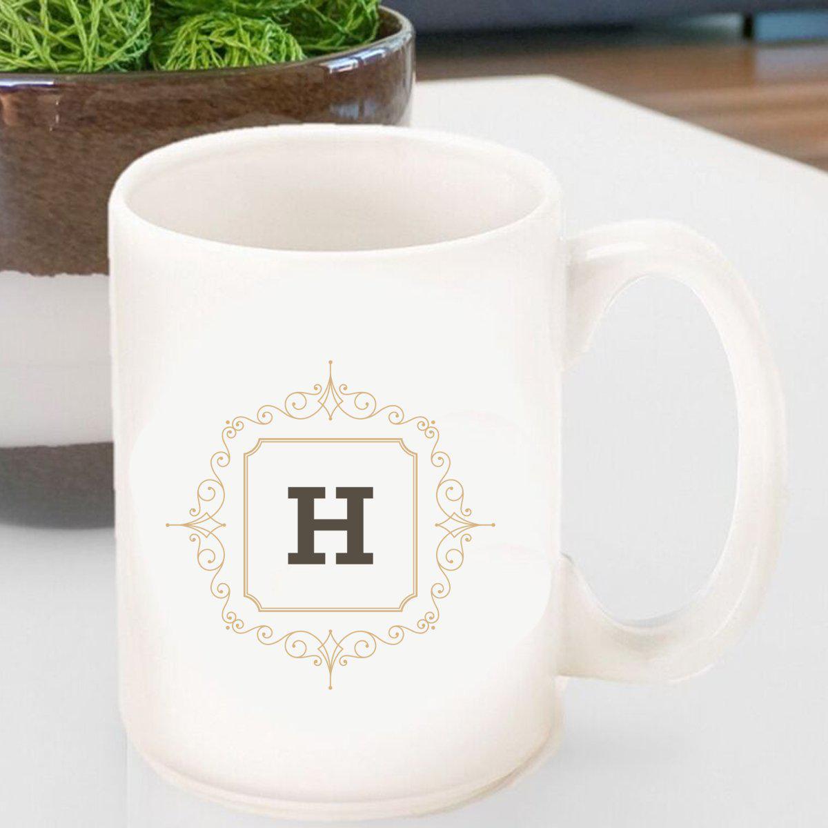 Coffee Mug- Initial Motif