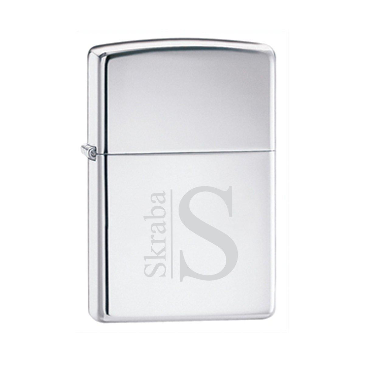 Custom Zippo High Polish Chrome Lighter