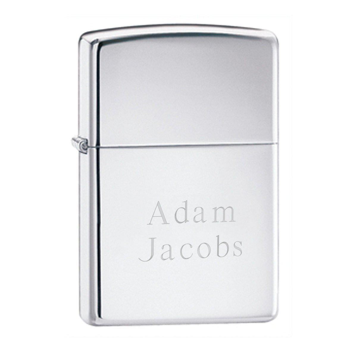 Custom Zippo High Polish Chrome Lighter