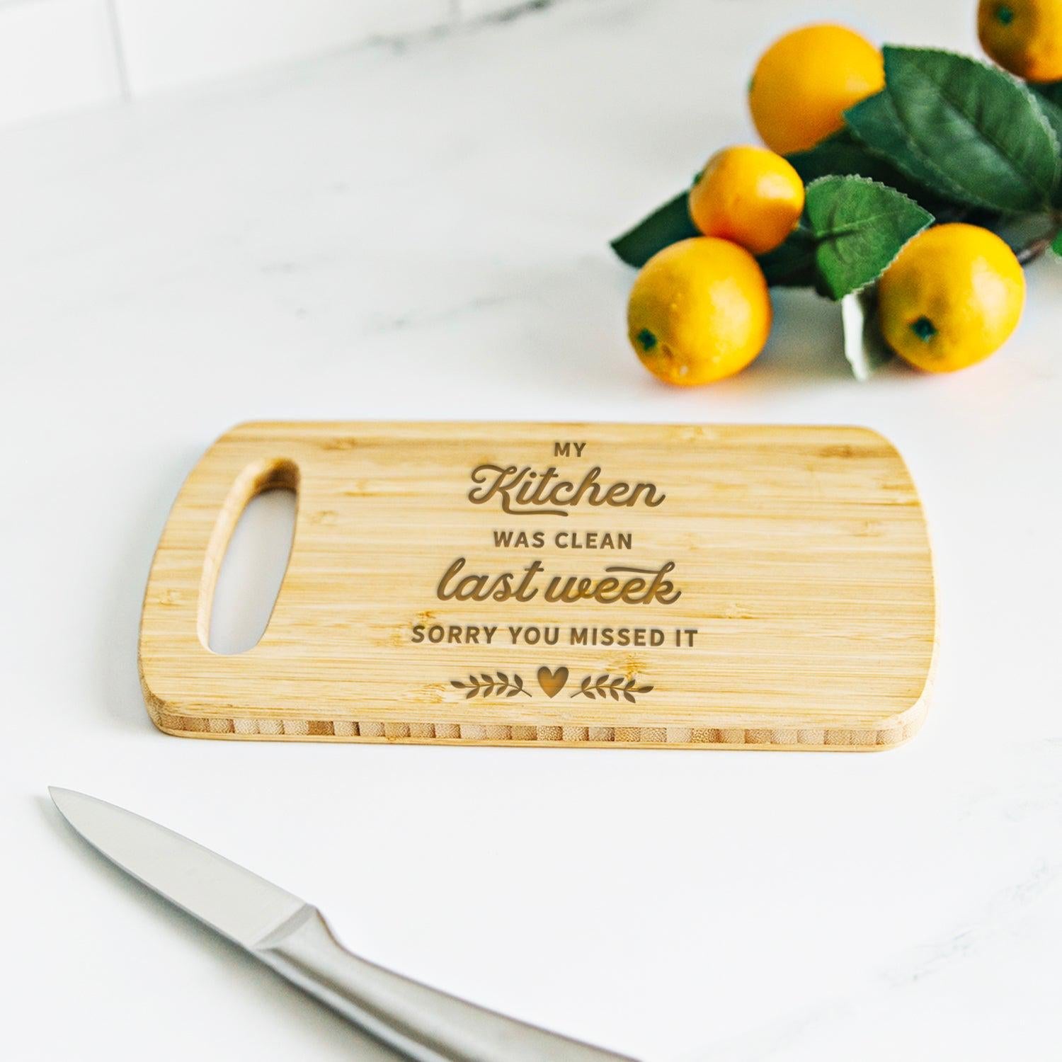 Easy Carry Cutting Board - My Kitchen was Clean Last Week