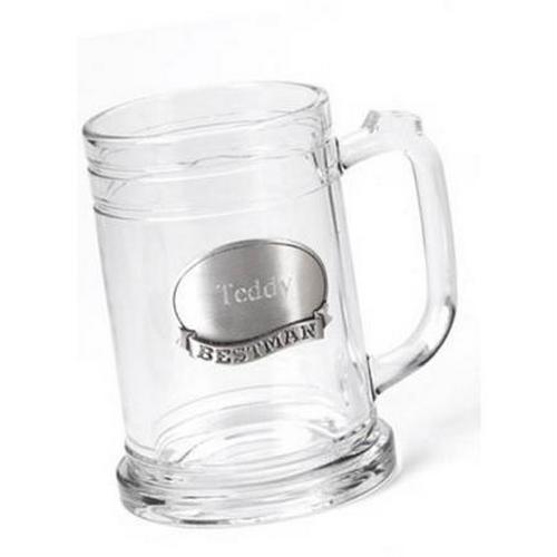 Personalized 16 oz. Mug w/Pewter Medallion