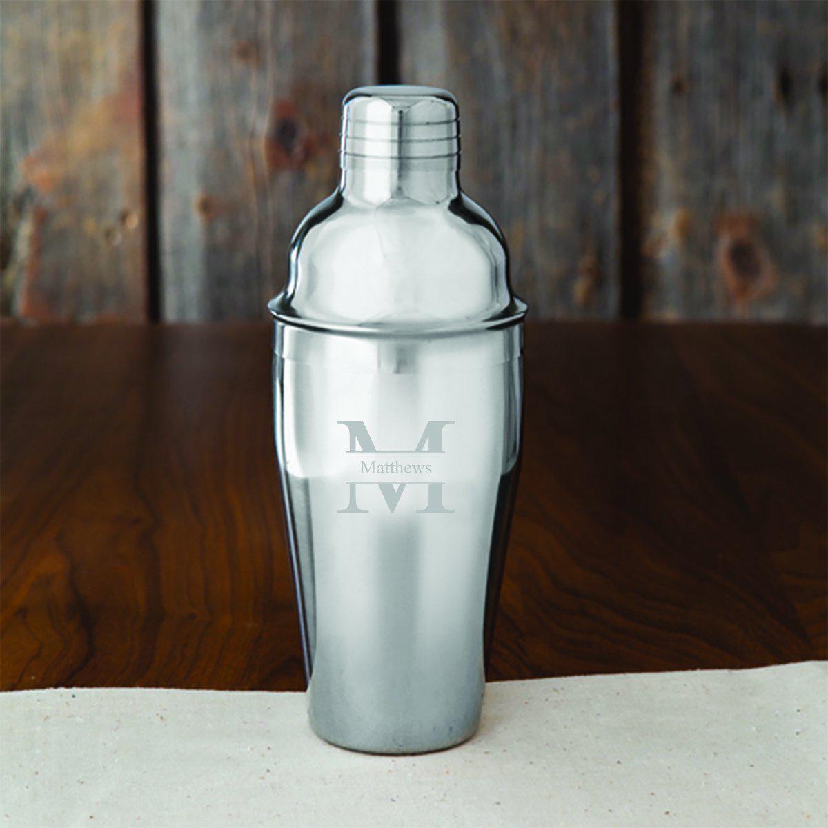 Personalized 16 oz. Stainless Steel Cocktail Shaker