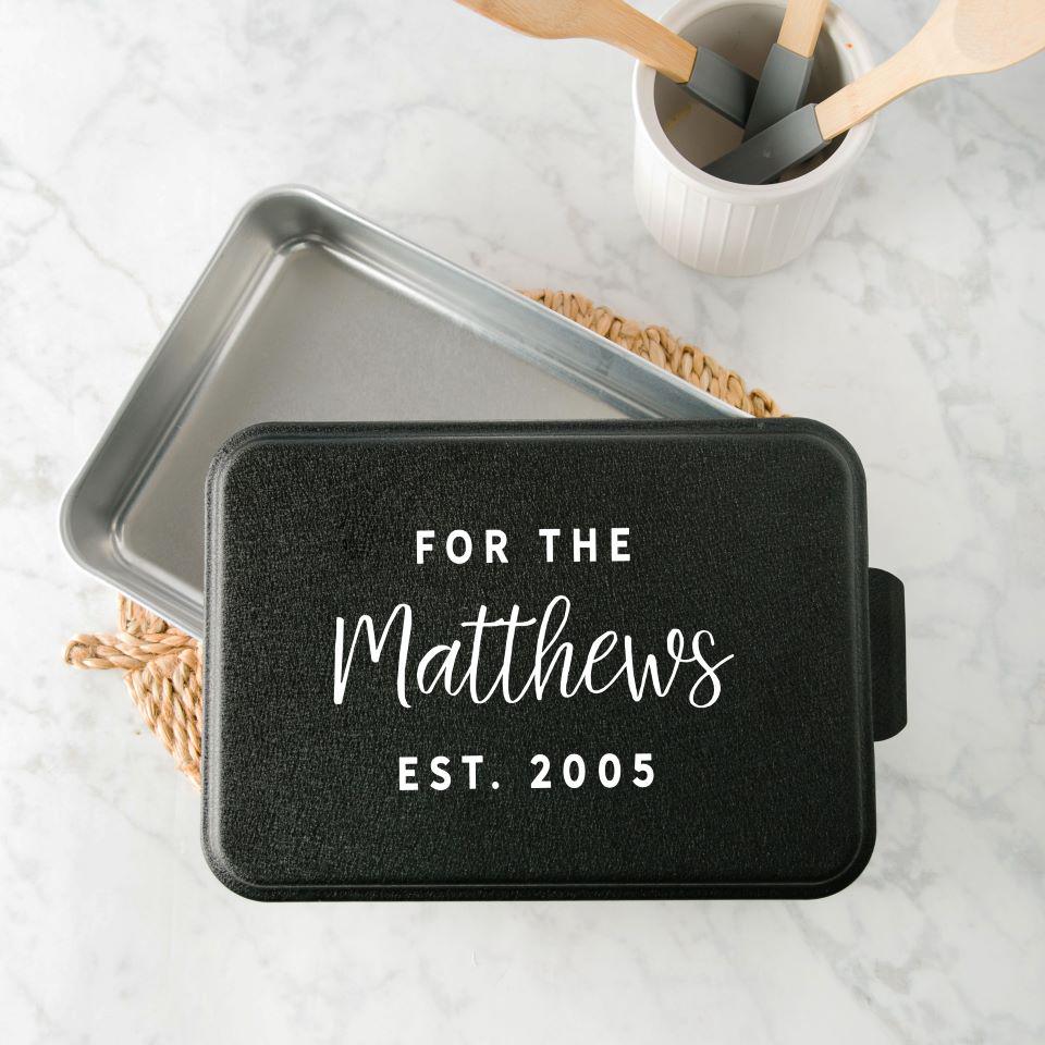 Personalized Aluminum Cake Pan