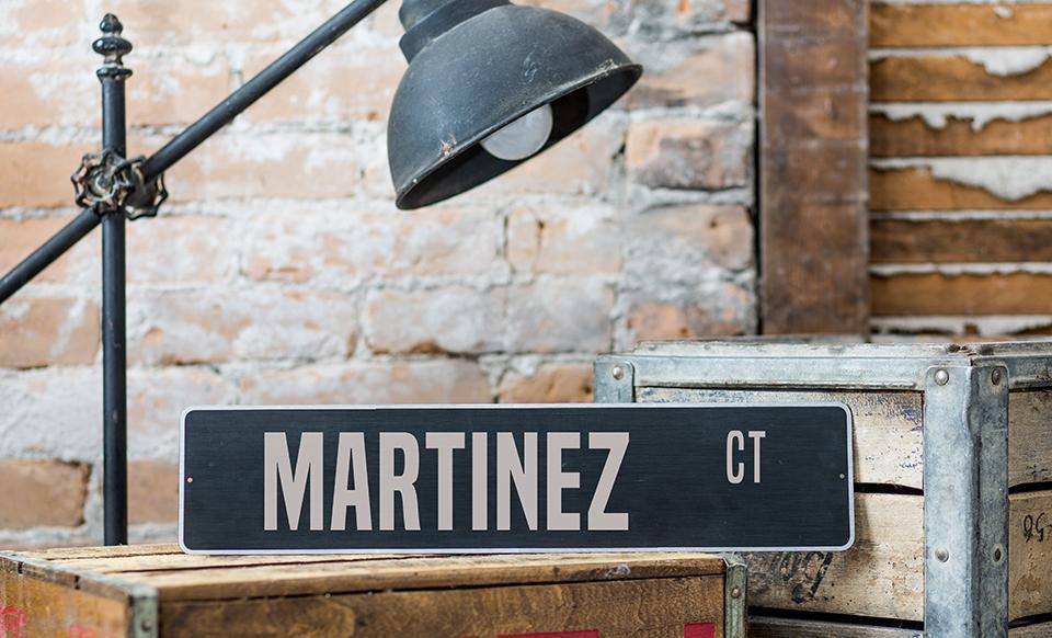 Personalized Aluminum Street Signs