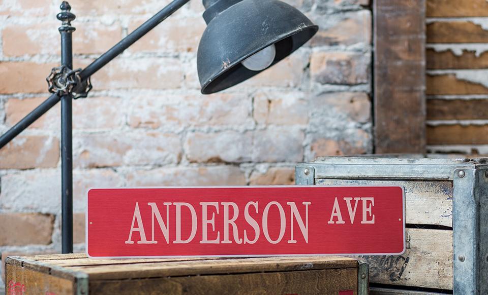 Personalized Aluminum Street Signs