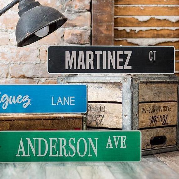 Personalized Aluminum Street Signs