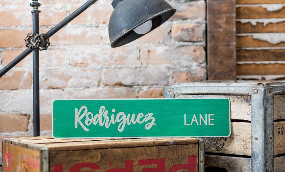 Personalized Aluminum Street Signs