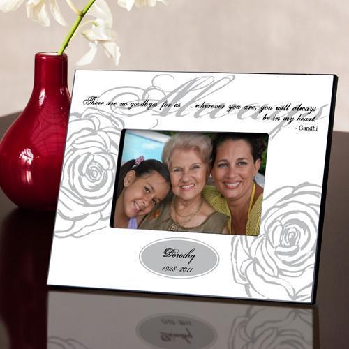 Personalized Always Memorial Picture Frame - White