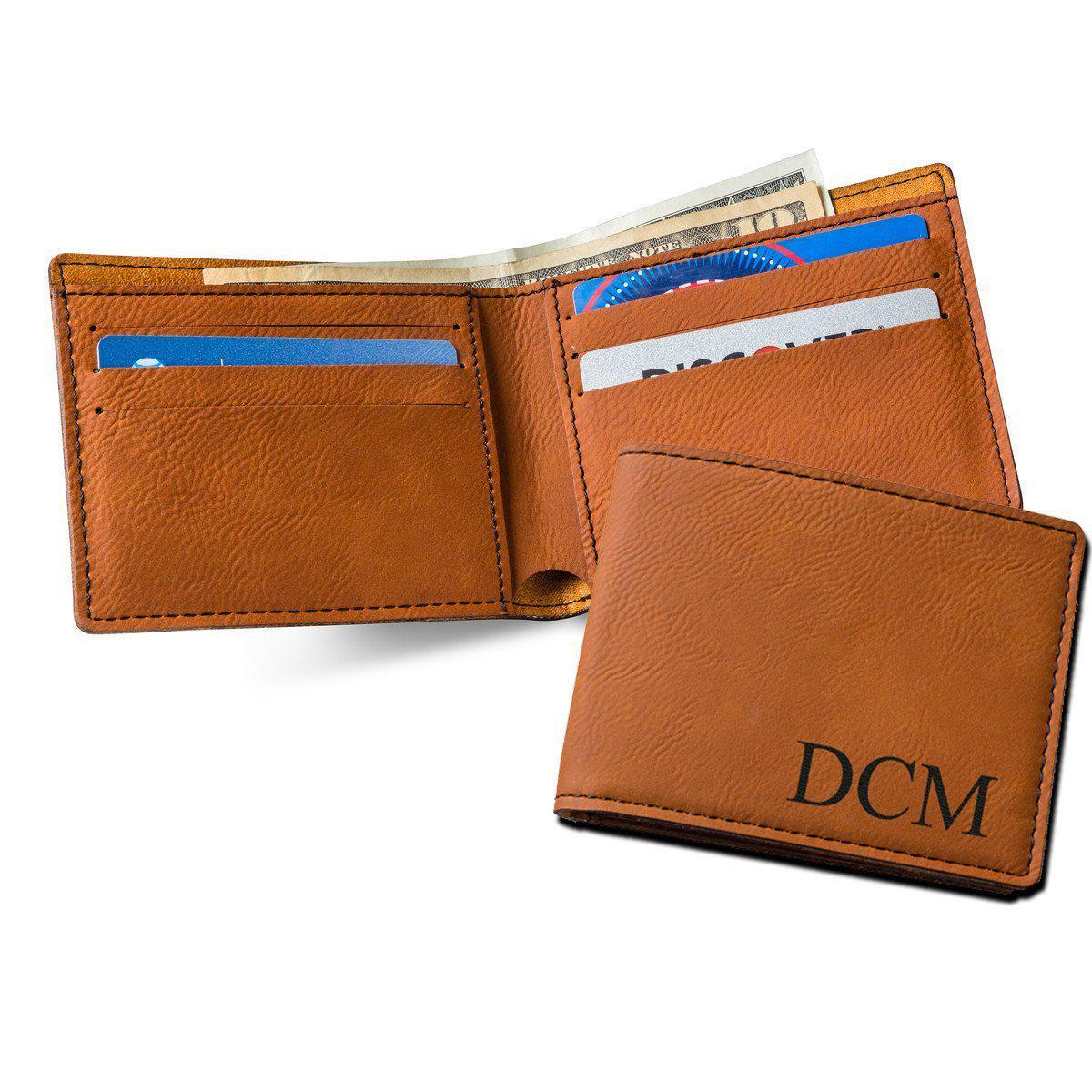 Personalized Bifold Wallet - Monogram