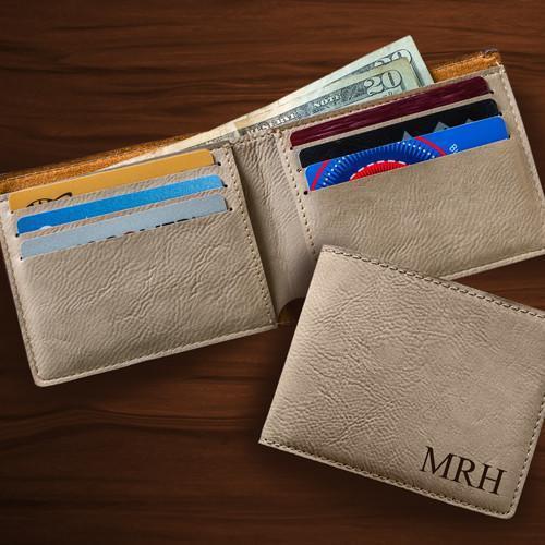 Personalized Bifold Wallet - Monogram