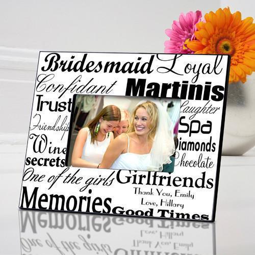 Personalized Bridesmaid Picture Frame