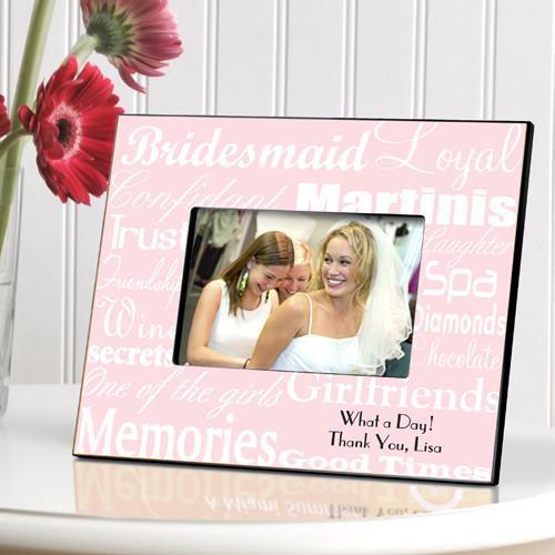 Personalized Bridesmaid Picture Frame