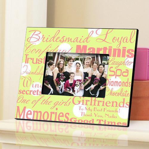 Personalized Bridesmaid Picture Frame