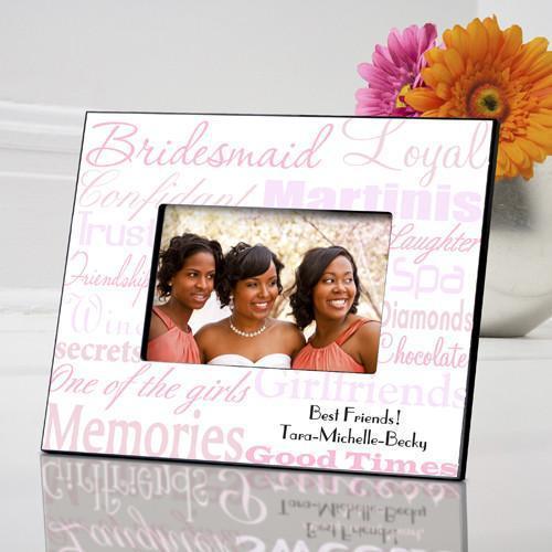 Personalized Bridesmaid Picture Frame