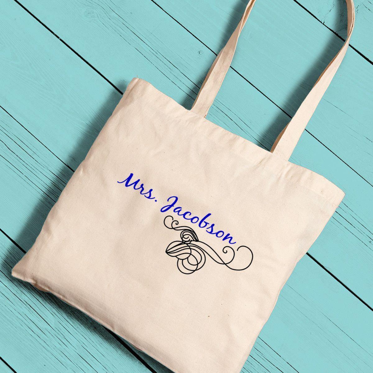 Personalized Canvas Totes - Bride and Bride to Be