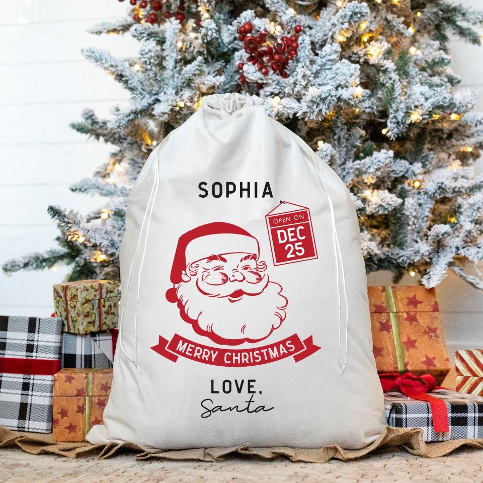 Personalized Christmas Santa Bags