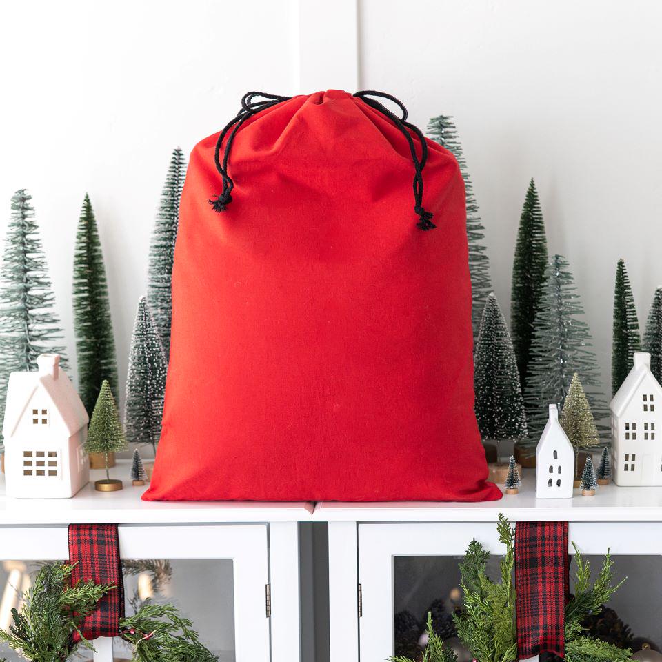 Personalized Christmas Santa Bags