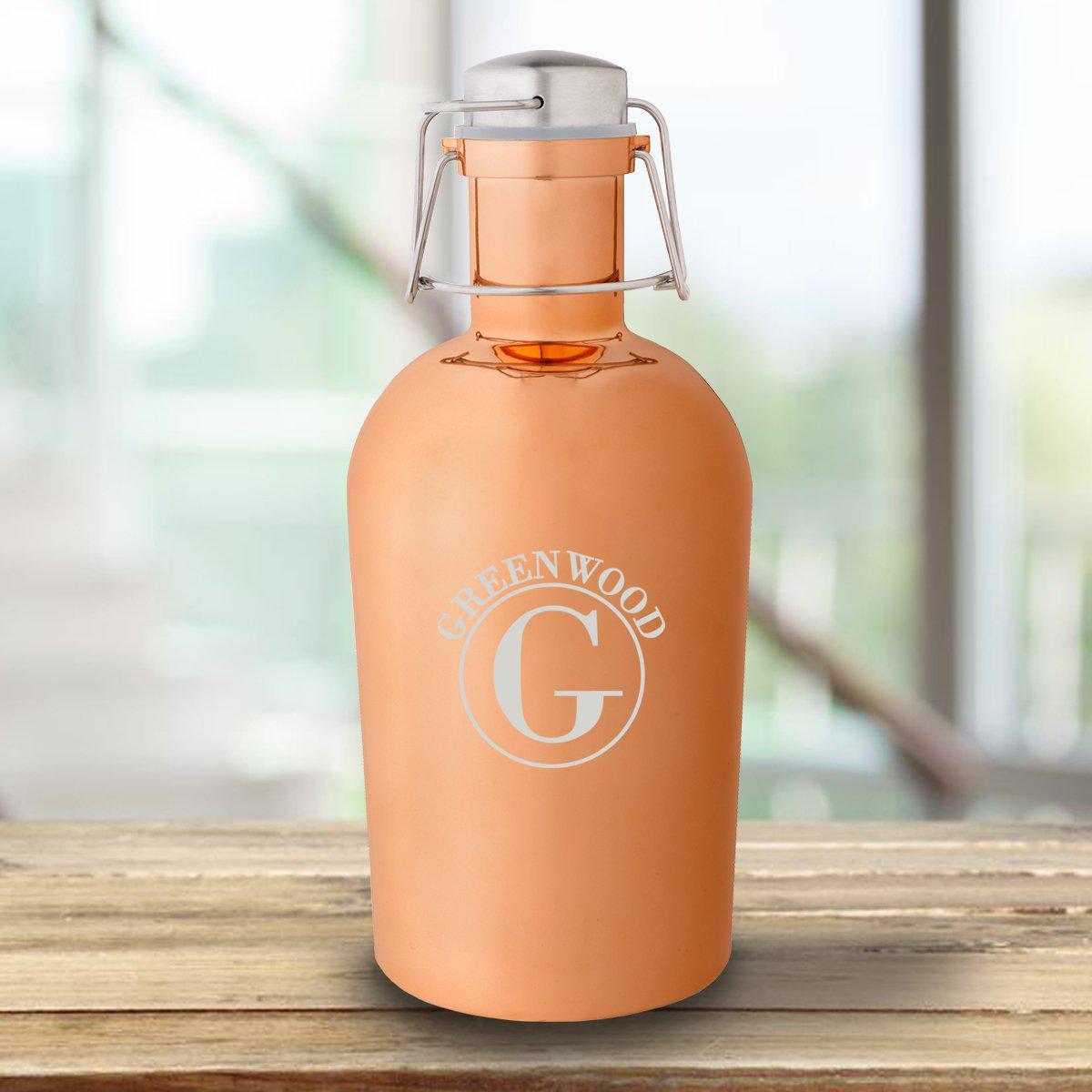 Personalized Copper Growler - 64 oz.