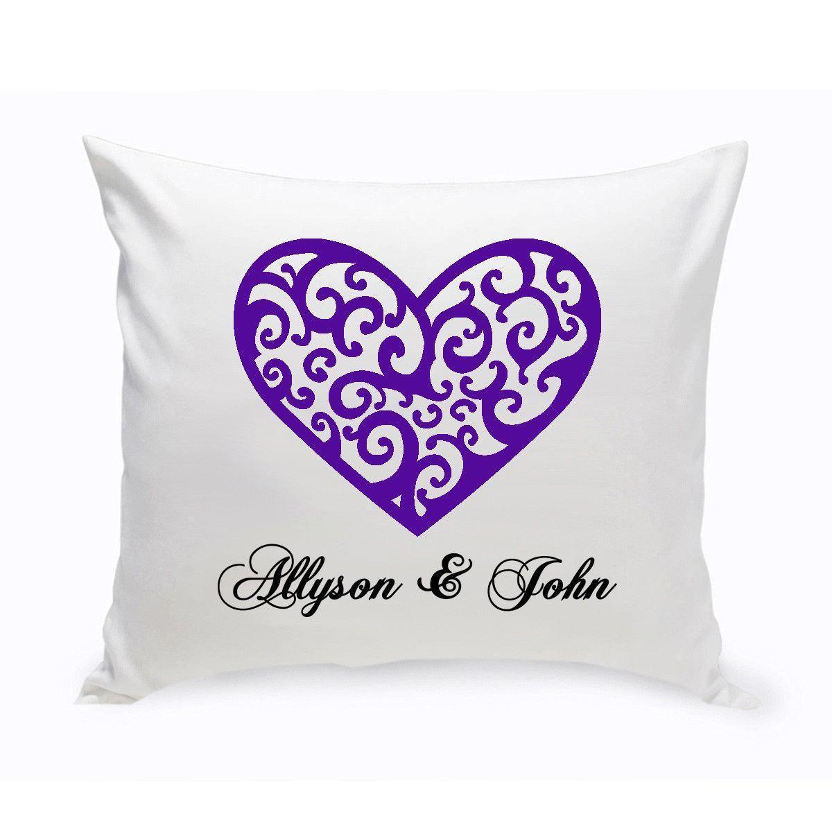 Personalized Couples Unity Throw Pillow