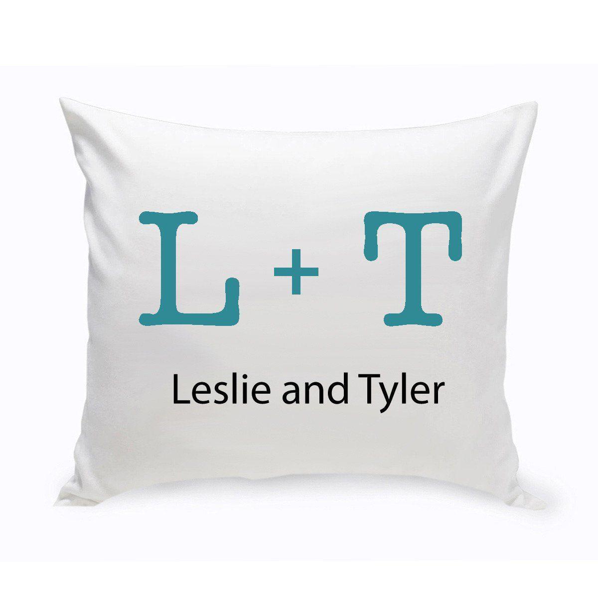 Personalized Couples Unity Throw Pillow