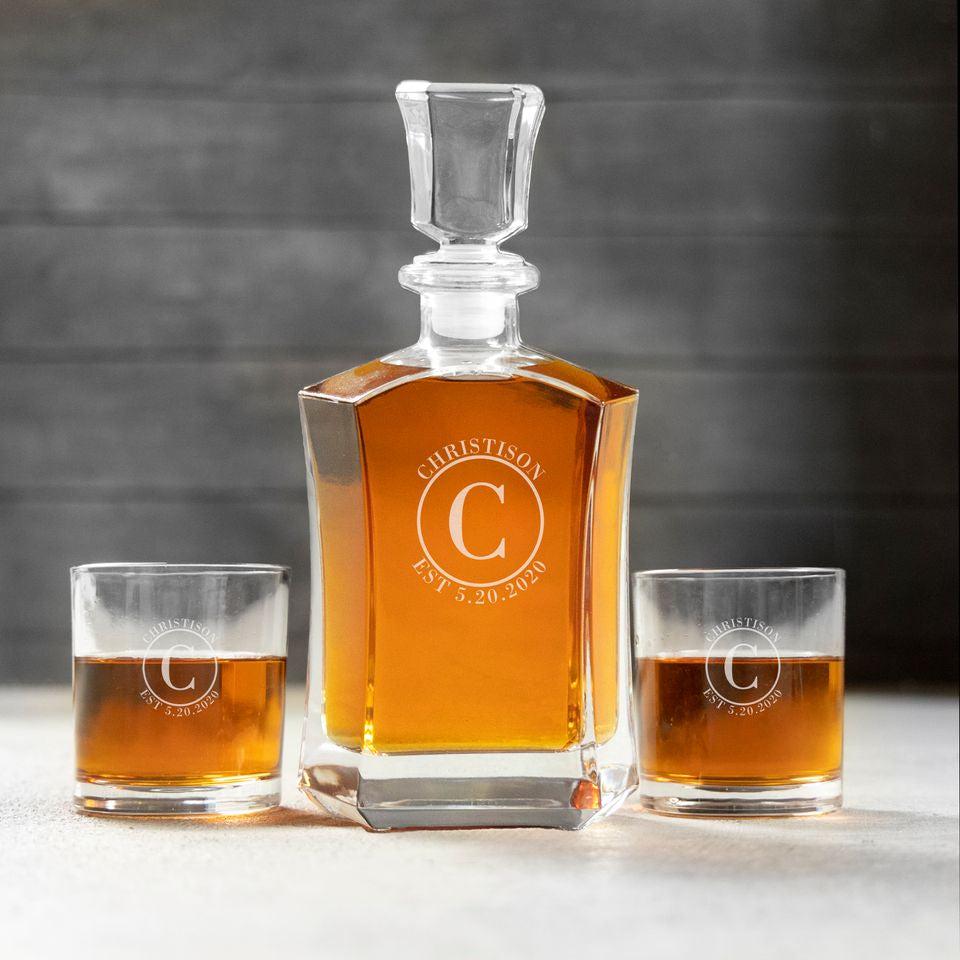 Personalized Decanter Set