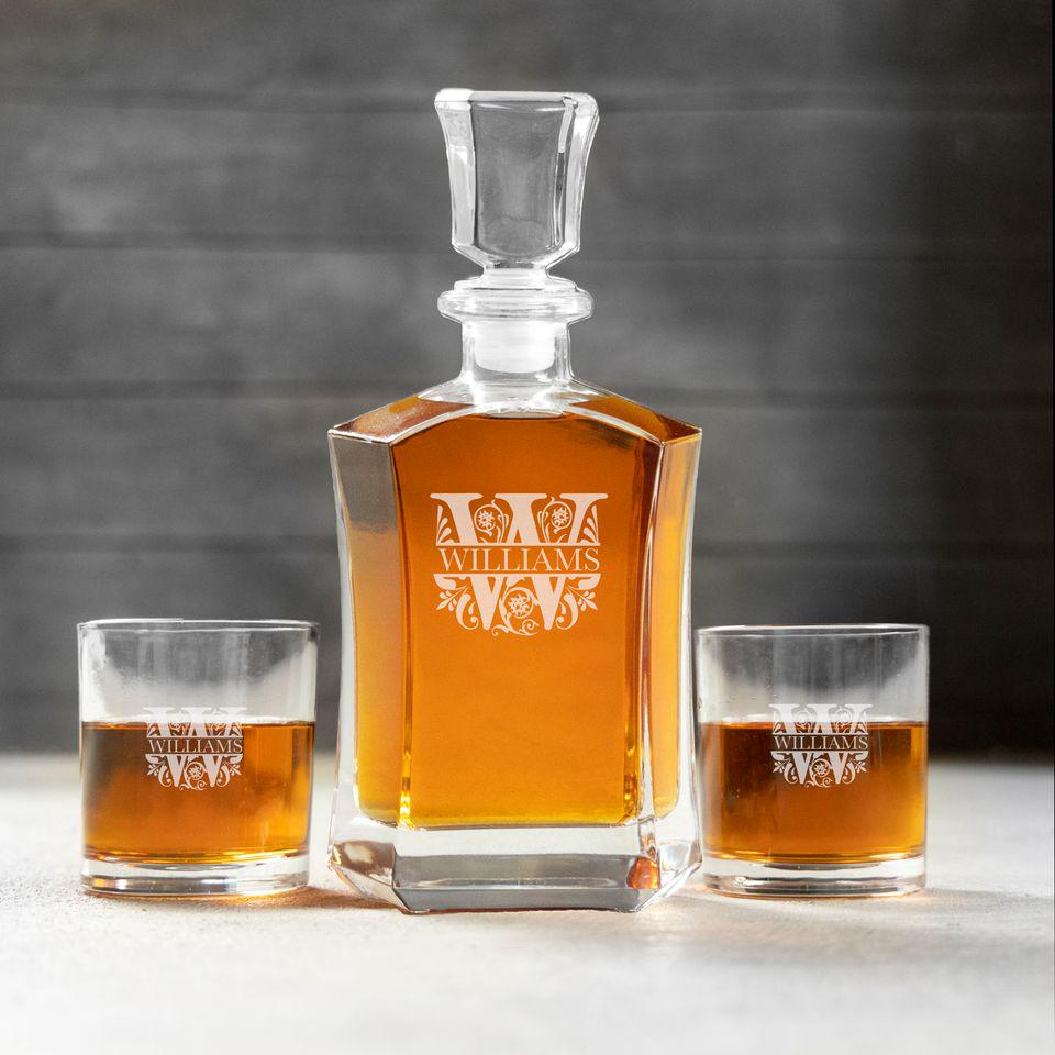 Personalized Decanter Set