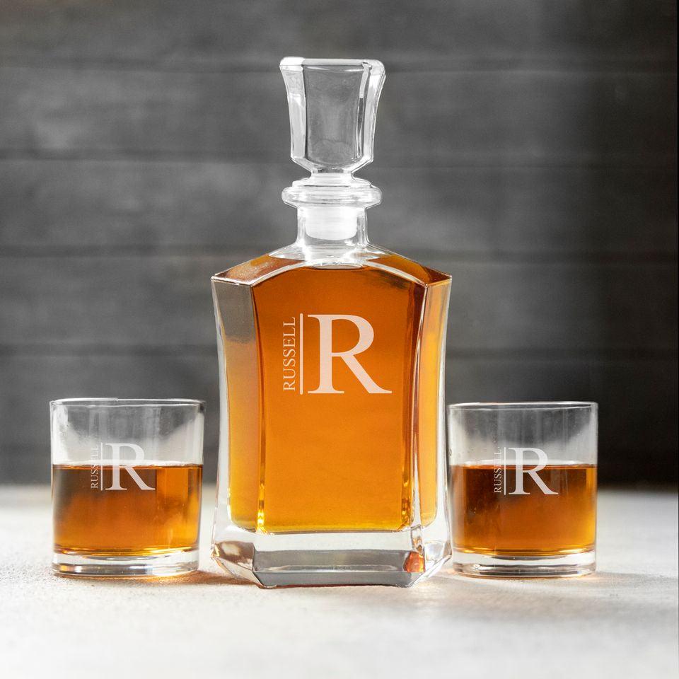 Personalized Decanter Set