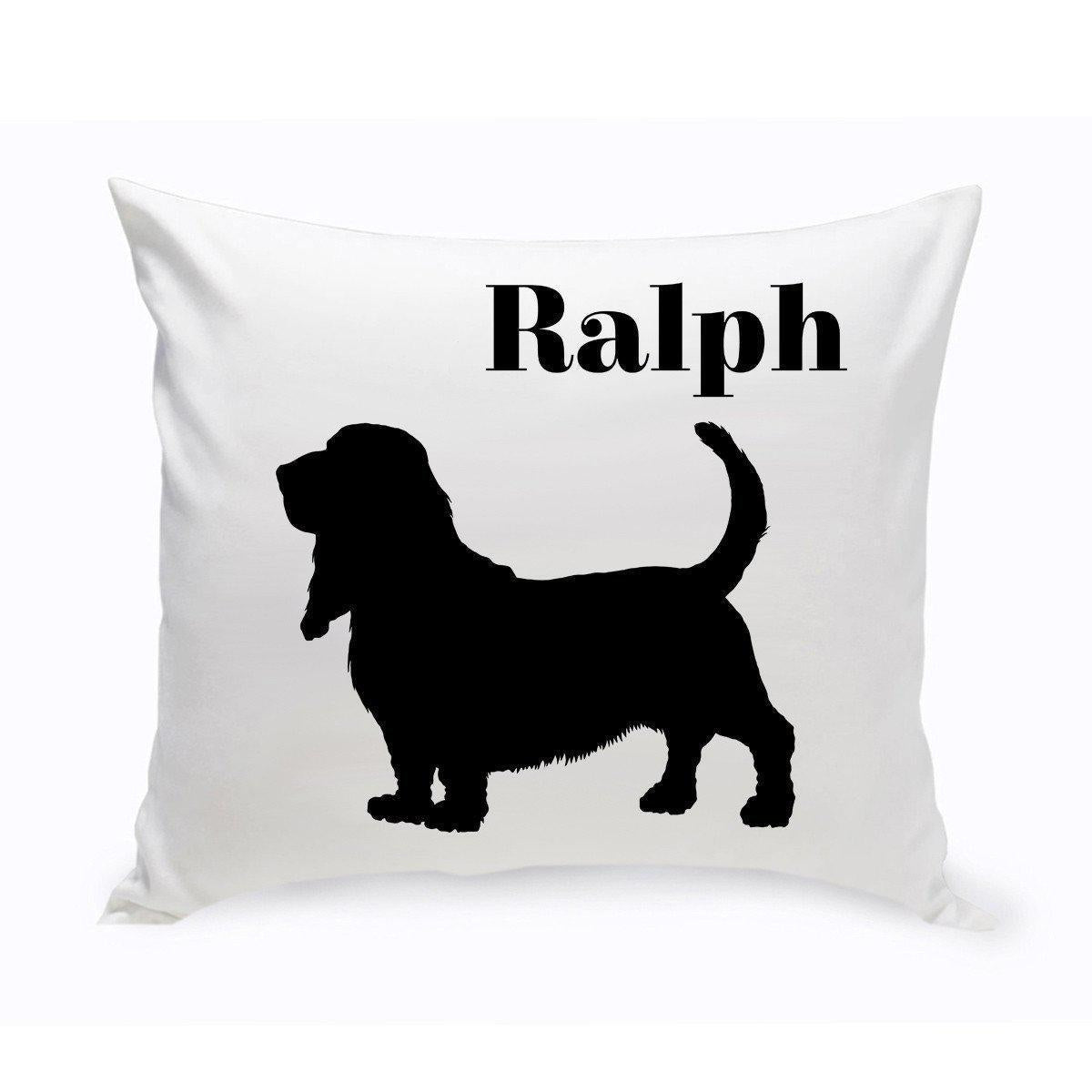 Personalized Dog Throw Pillow