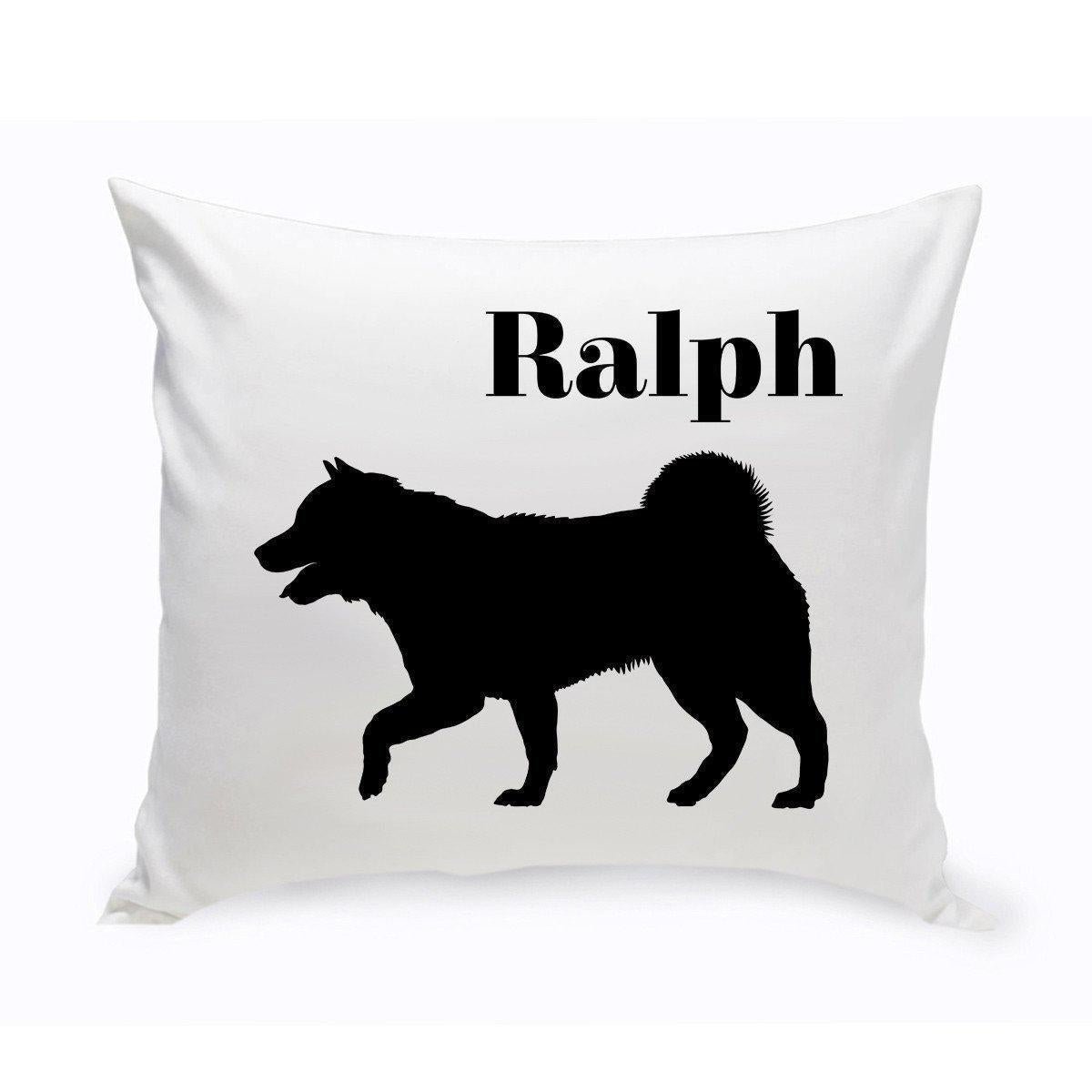 Personalized Dog Throw Pillow