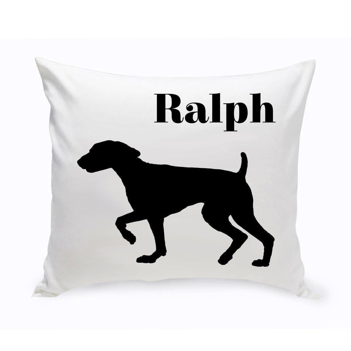 Personalized Dog Throw Pillow