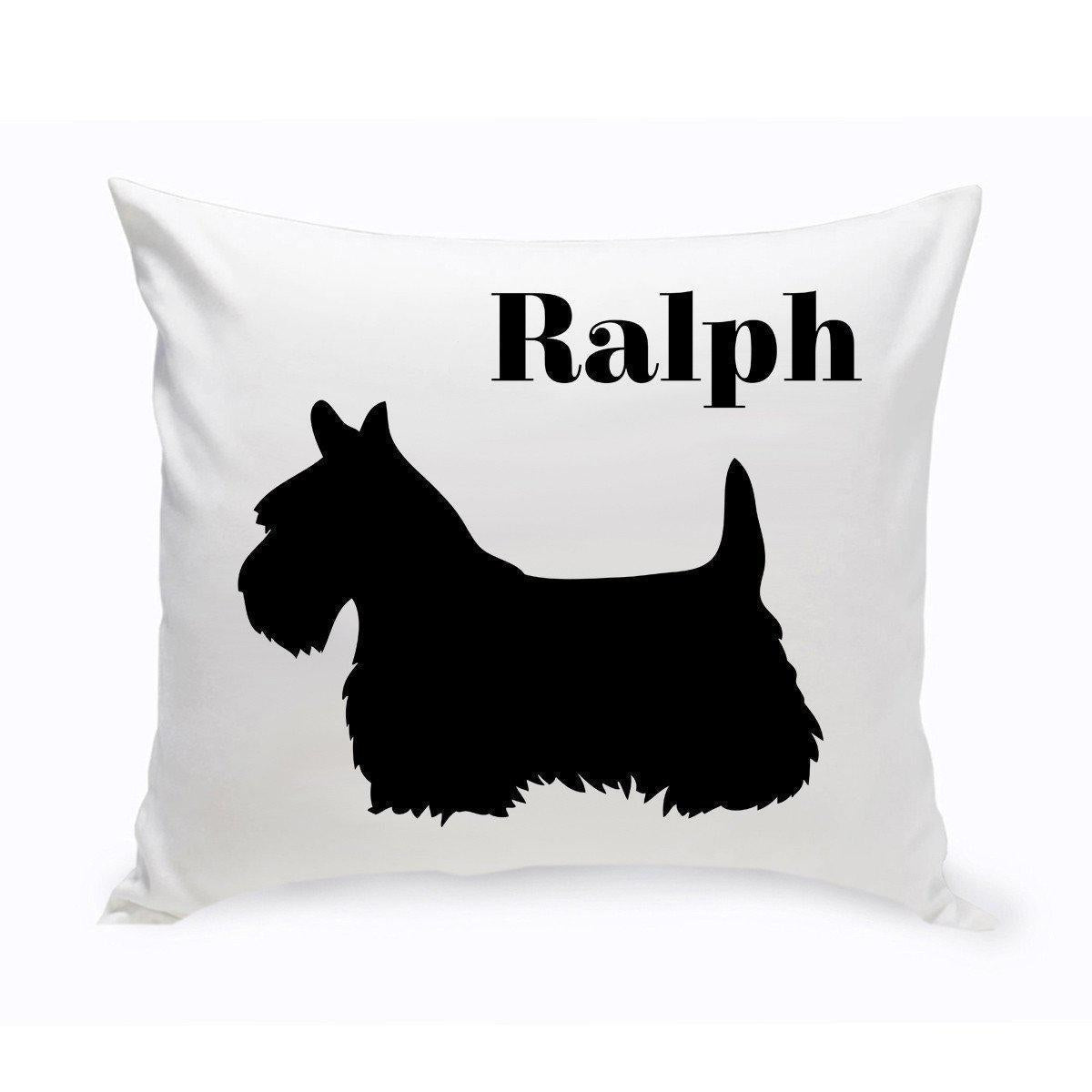 Personalized Dog Throw Pillow