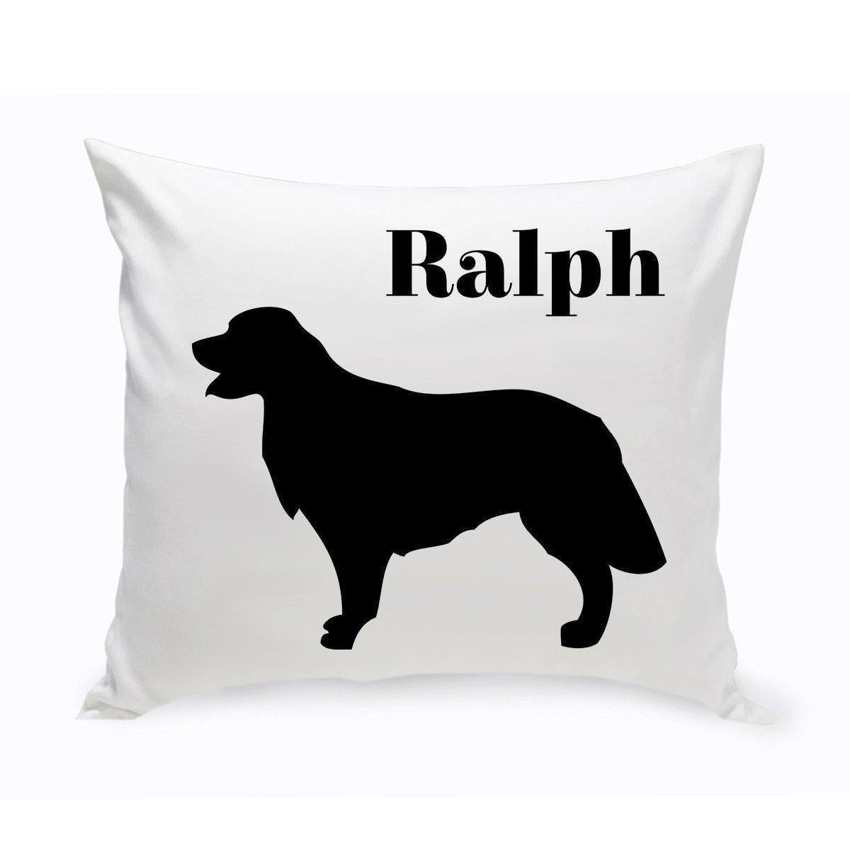 Personalized Dog Throw Pillow