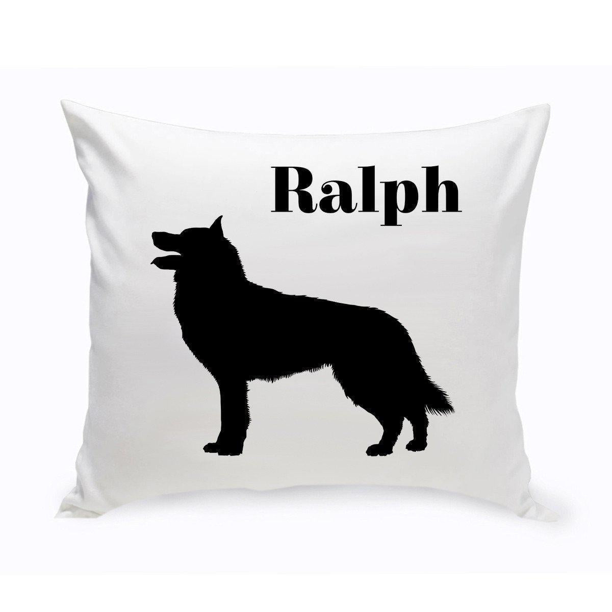 Personalized Dog Throw Pillow